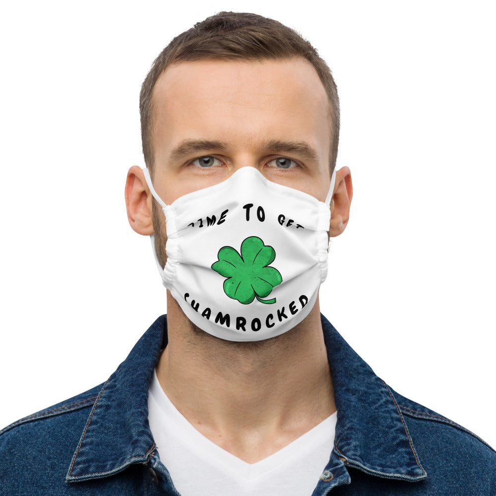 TIME TO GET SHAMROCKED- Premium face mask