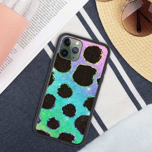 RAINBOW LOEPARD- Biodegradable phone case