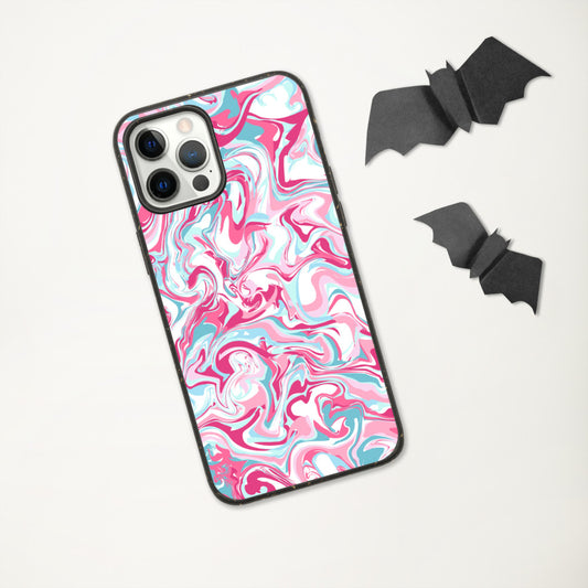 PINK MARBLE- Biodegradable phone case