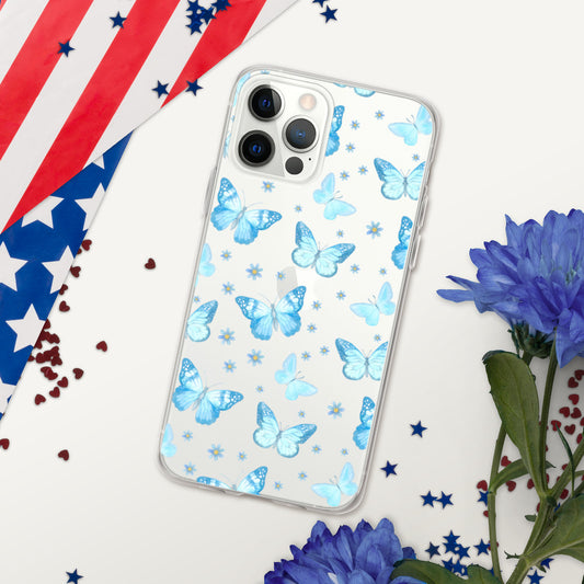 BLUE BUTTERFLIES- iPhone Case