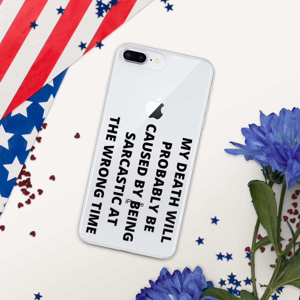 SARCASTIC DEATH- iPhone Case