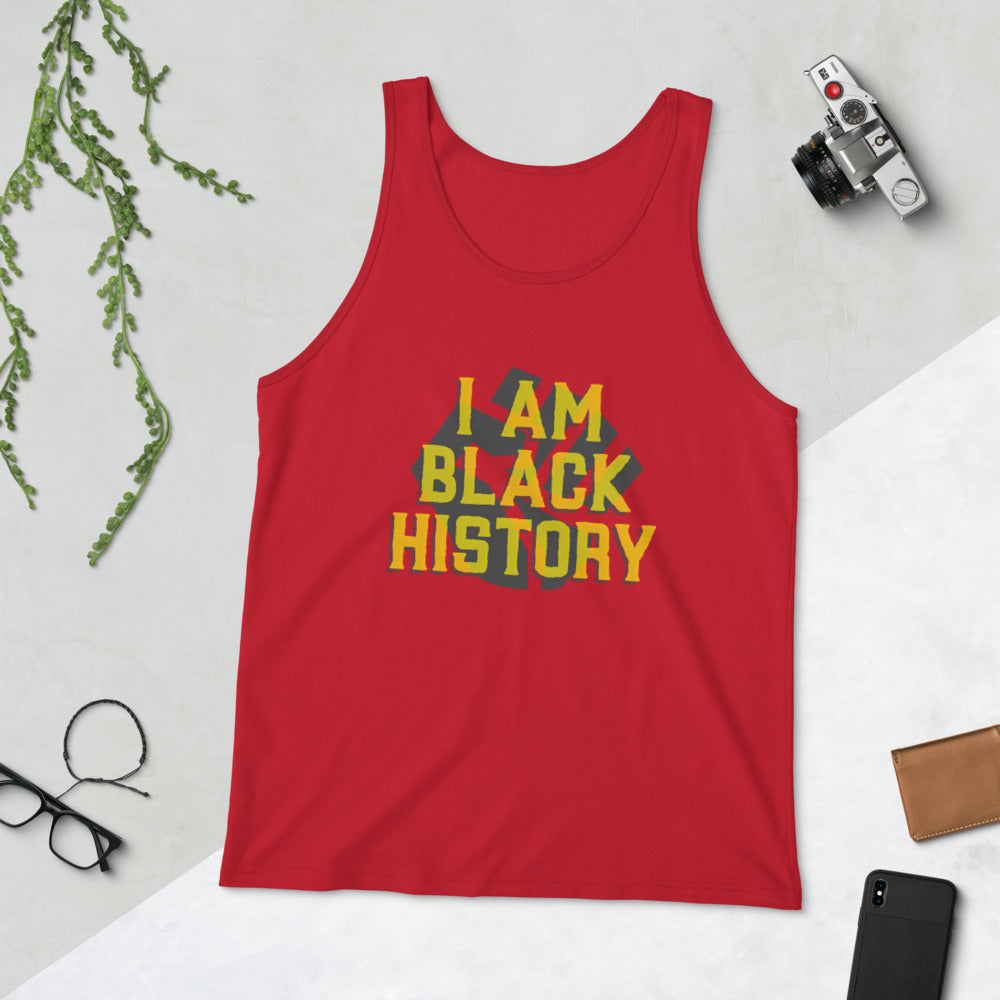 I AM BLACK HISTORY- Unisex Tank Top