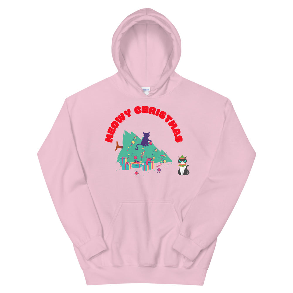 MEOWY CHRISTMAS- Unisex Hoodie