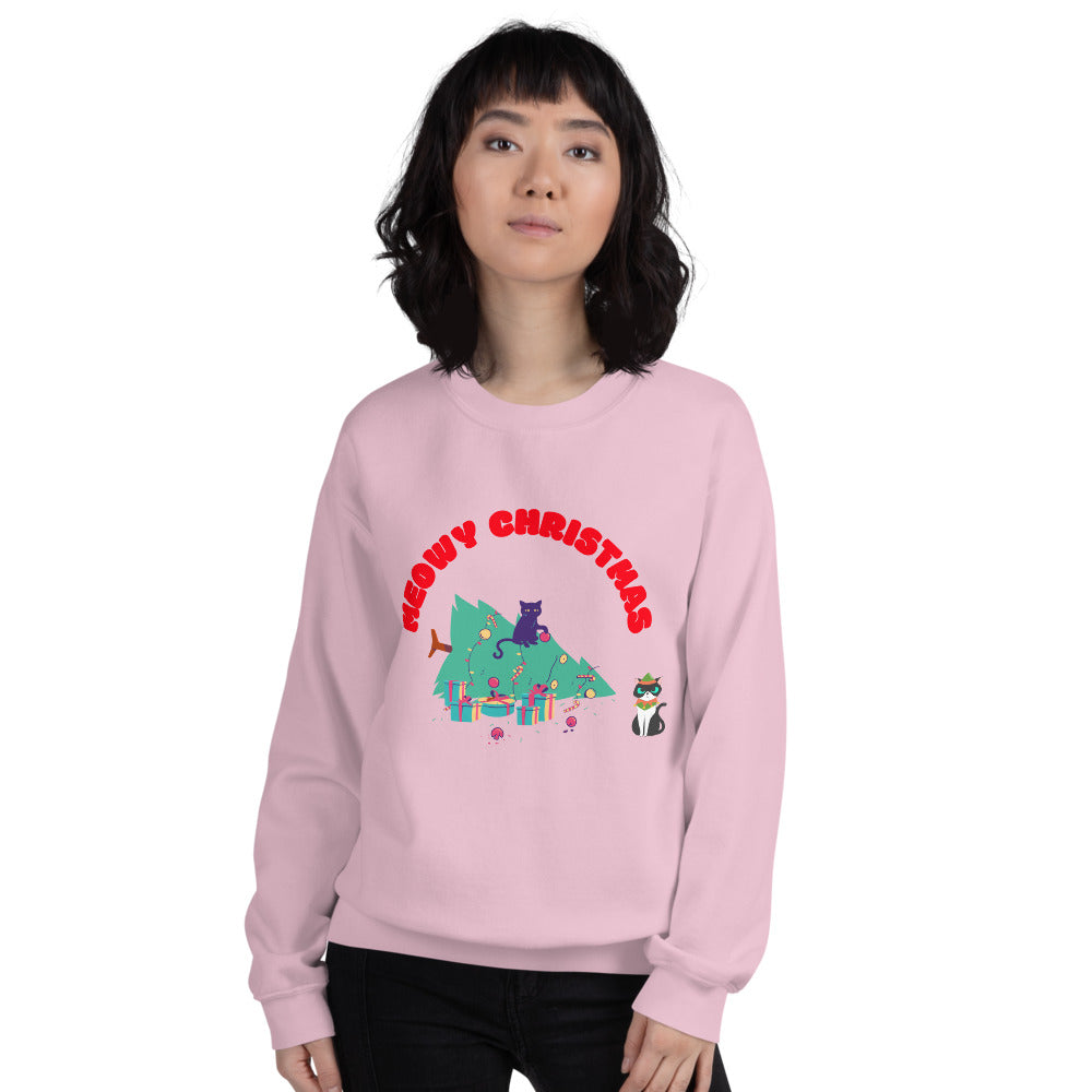 MEOWY CHRISTMAS- Unisex Sweatshirt