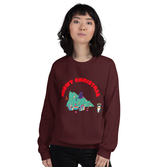 MEOWY CHRISTMAS- Unisex Sweatshirt