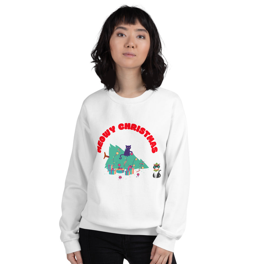 MEOWY CHRISTMAS- Unisex Sweatshirt