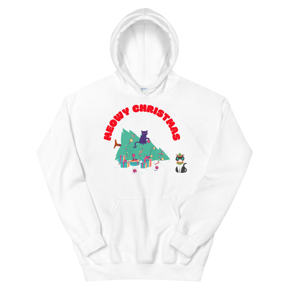 MEOWY CHRISTMAS- Unisex Hoodie