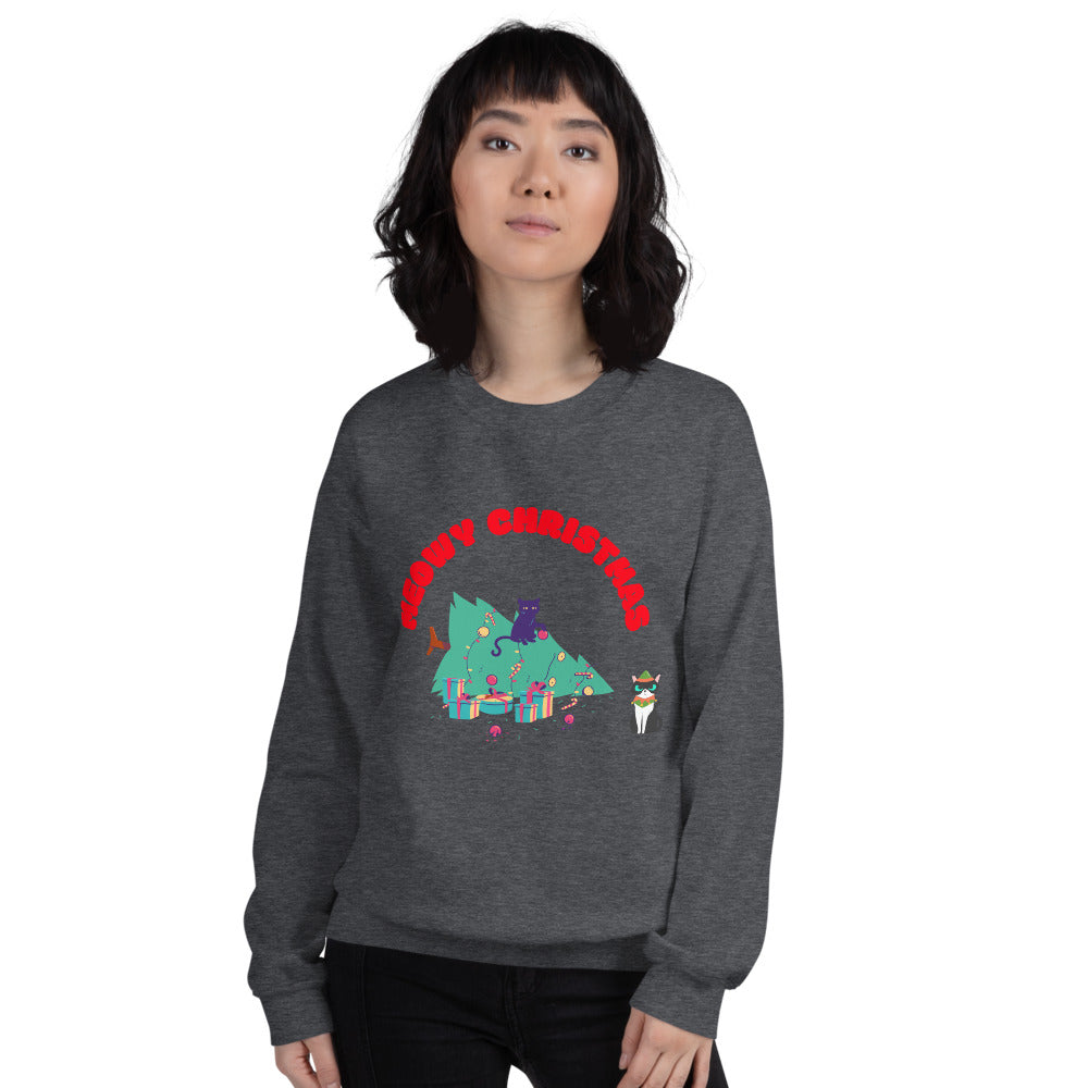 MEOWY CHRISTMAS- Unisex Sweatshirt