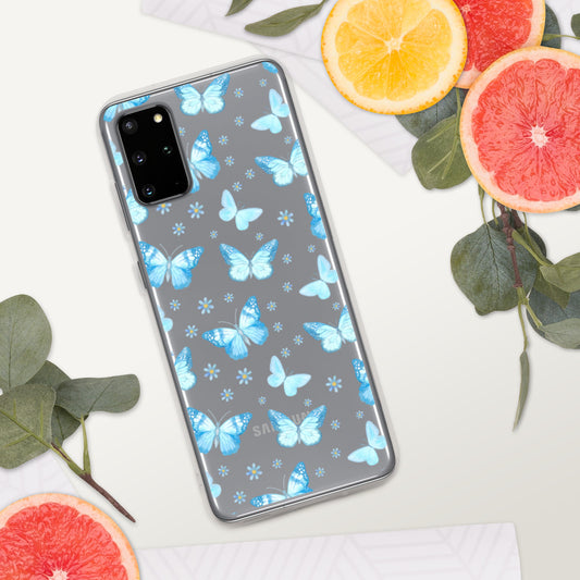 BLUE BUTTERFLIES- Samsung Case