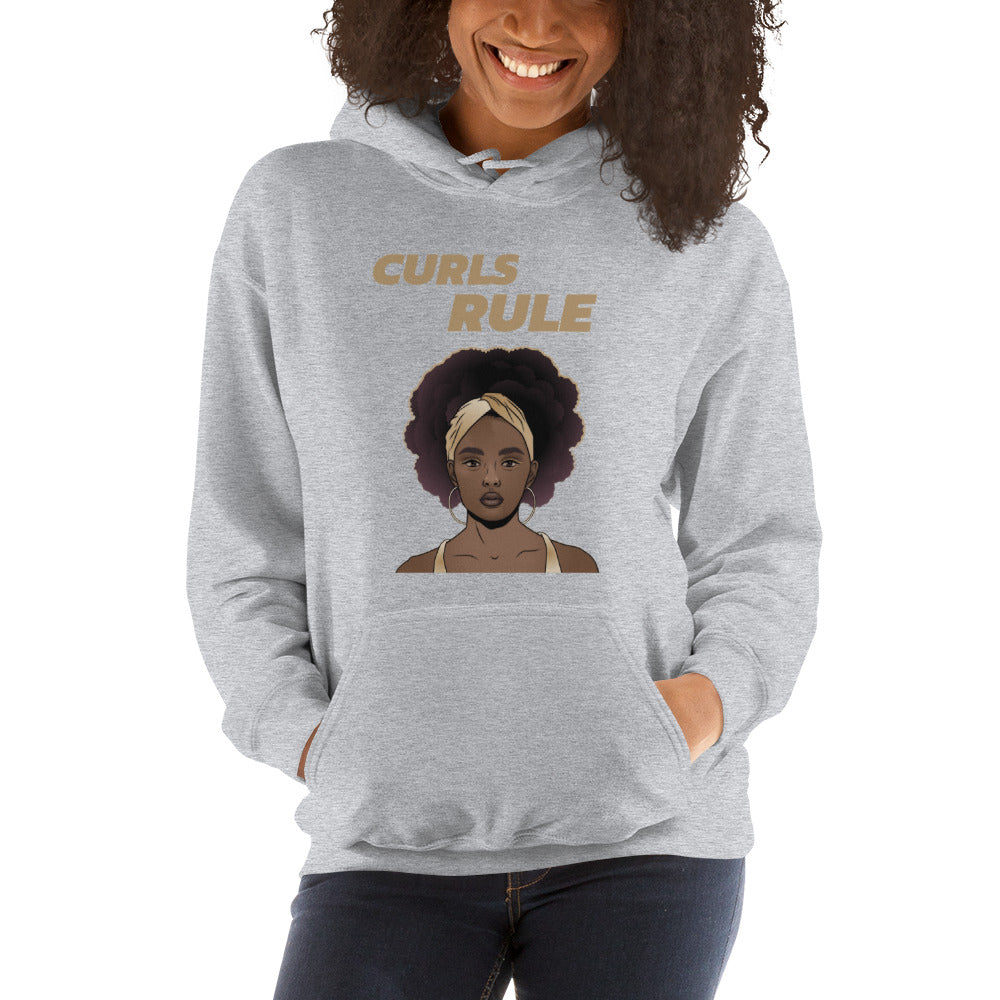 CURLS RULE- Unisex Hoodie