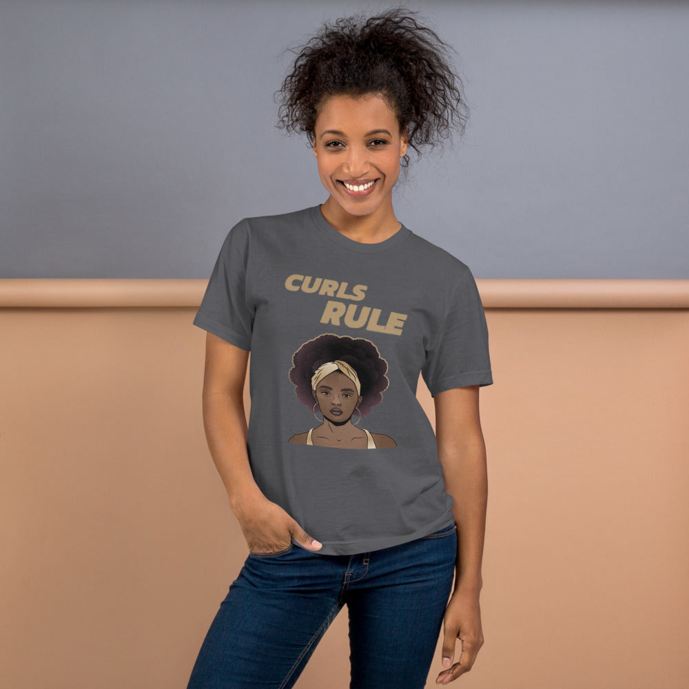 CURLS RULE- Unisex T-Shirt