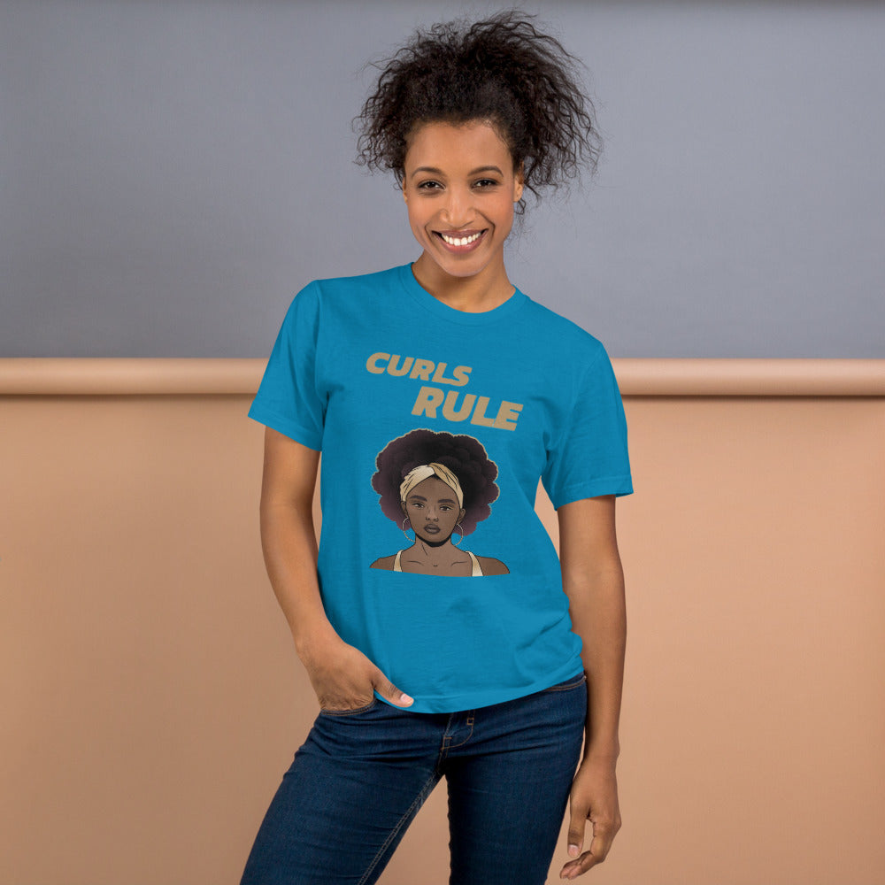 CURLS RULE- Unisex T-Shirt