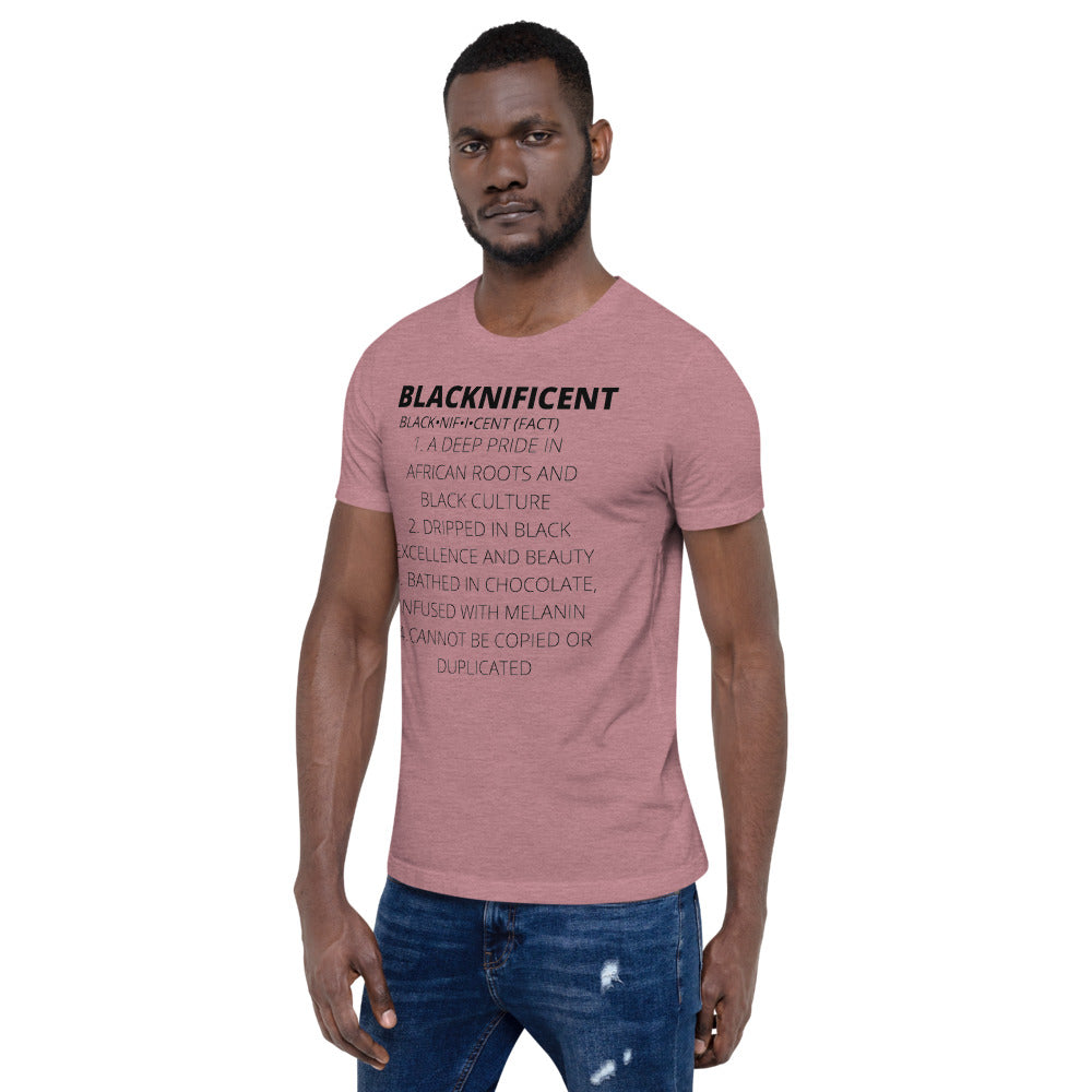 BLACKNIFICENT- Short-Sleeve Unisex T-Shirt