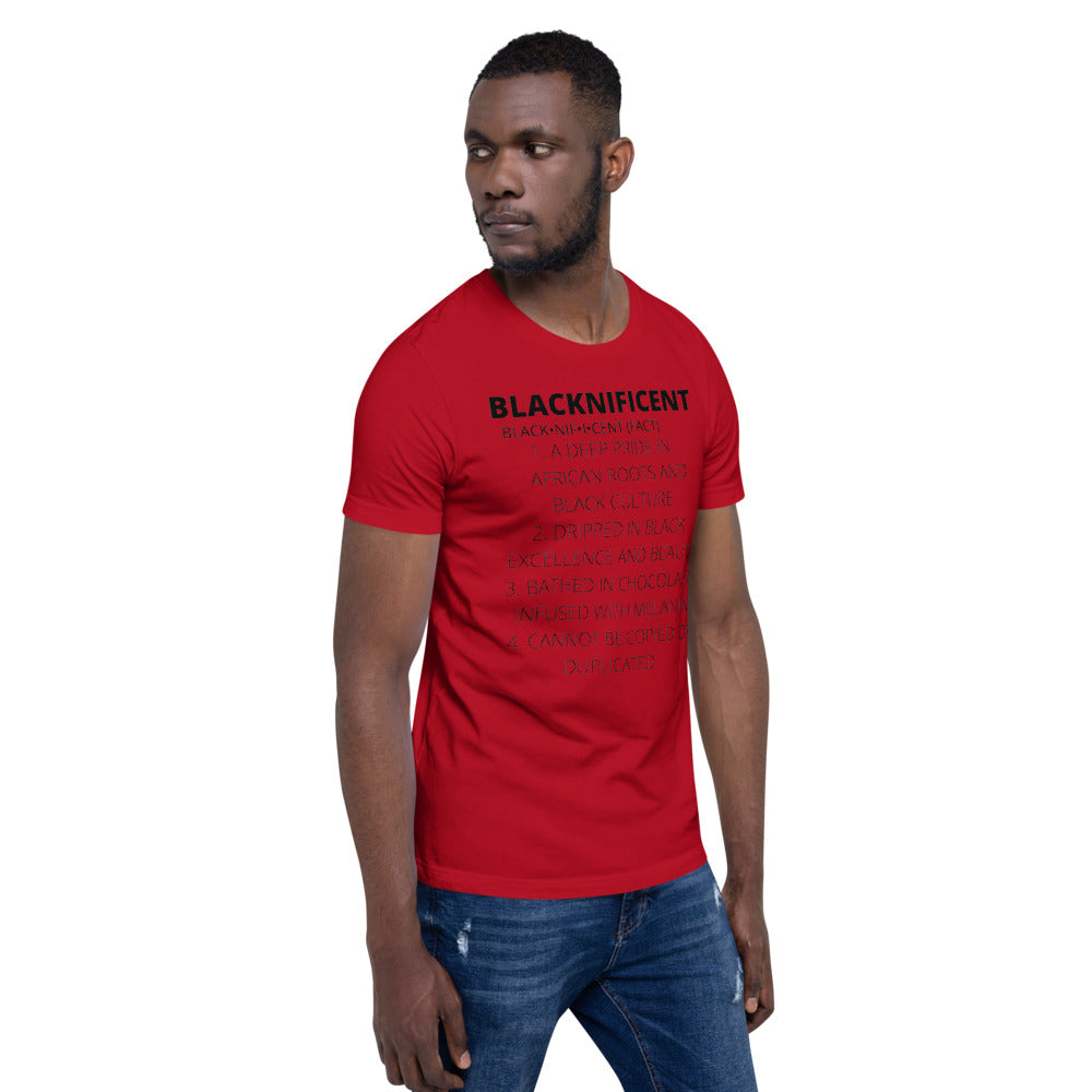 BLACKNIFICENT- Short-Sleeve Unisex T-Shirt